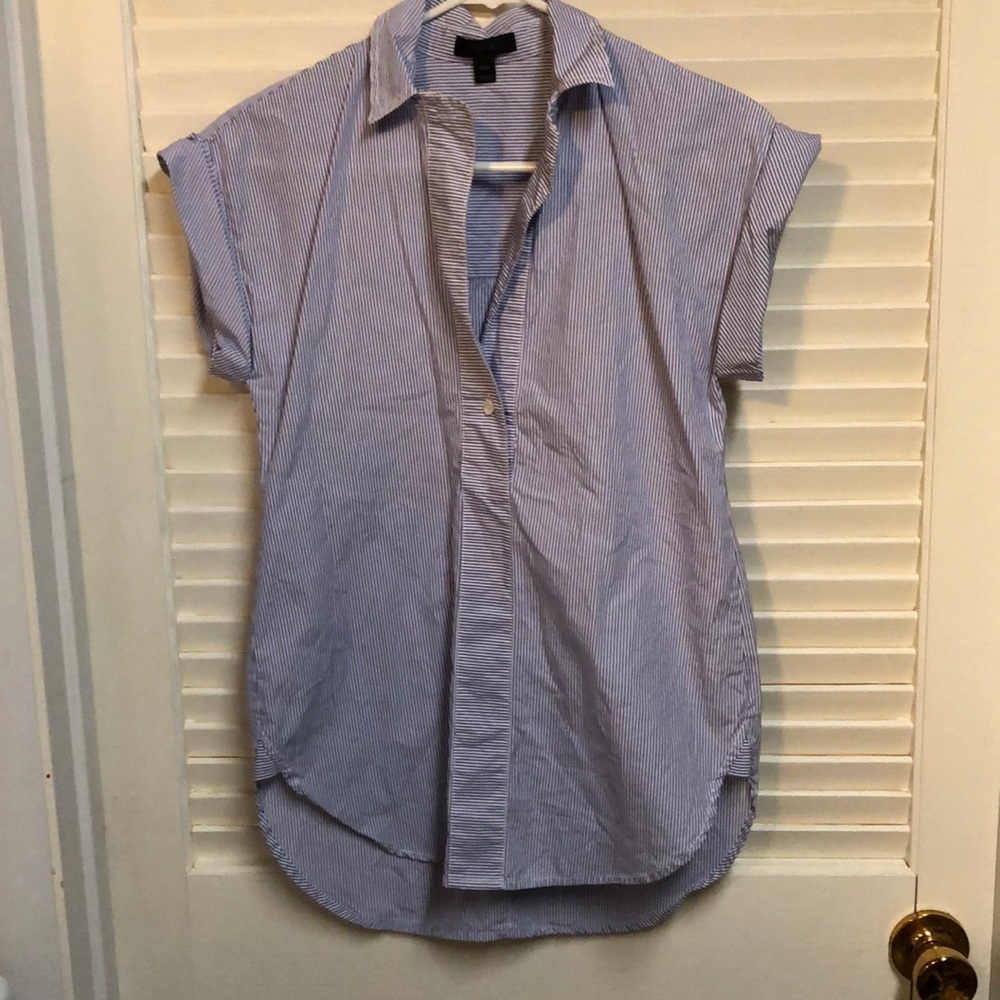 Striped popover tunic